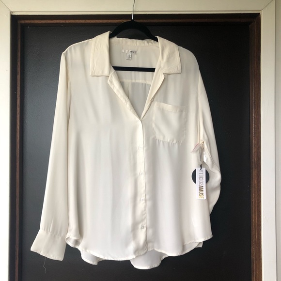 Amuse Society Tops - Amuse Society Sheer Blouse